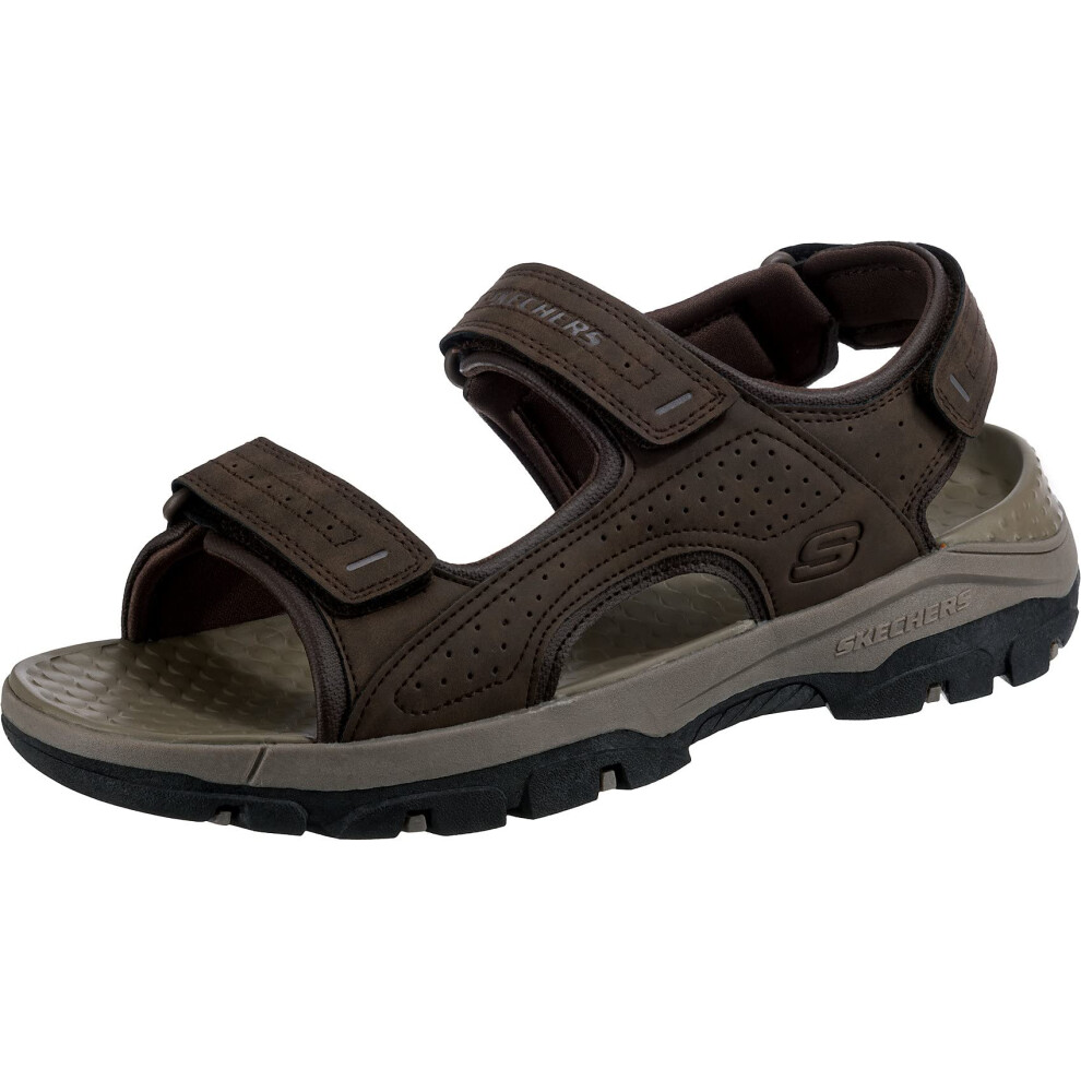 Skechers Men's  Tresmen Garo Sandal Chocolate 10 X-Wide