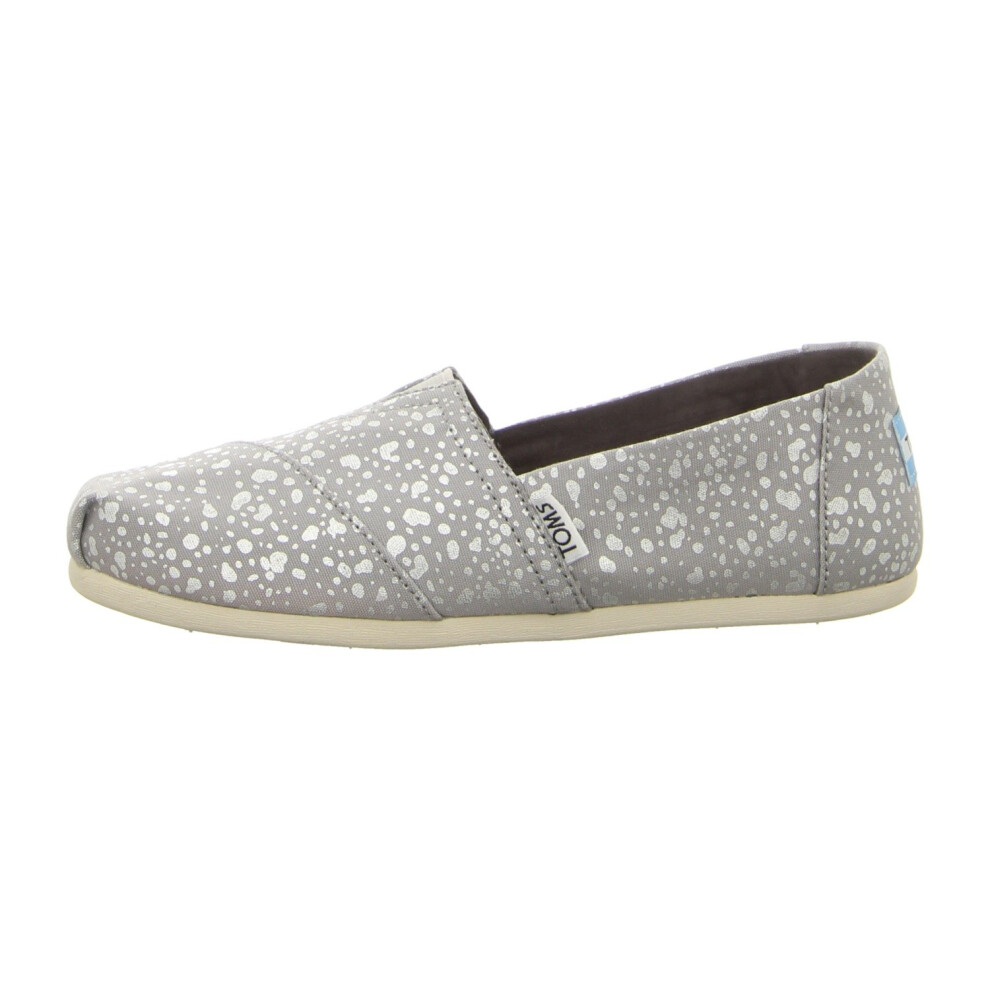 TOMS Women's Classics Silver Foil Snow Spots (Vegan) 9.5 B US