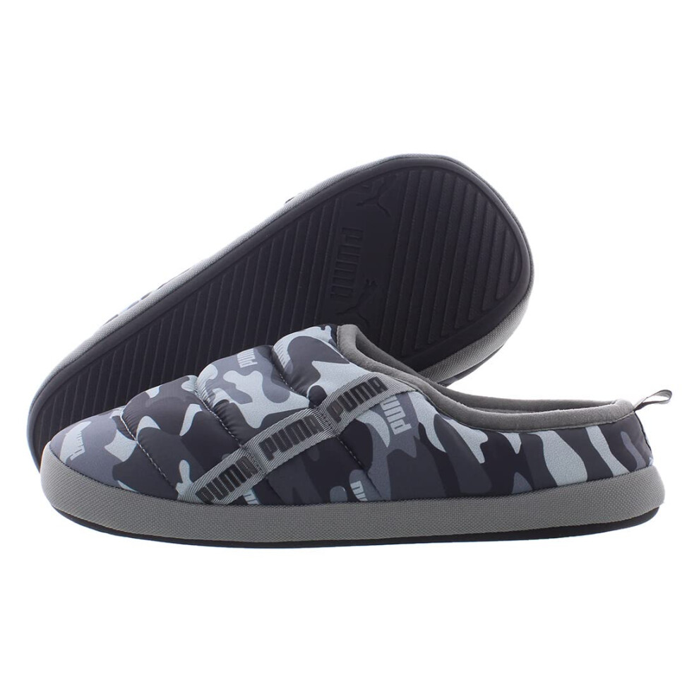 PUMA Scuff Men's Camo Slippers Shoes - Black Size 9