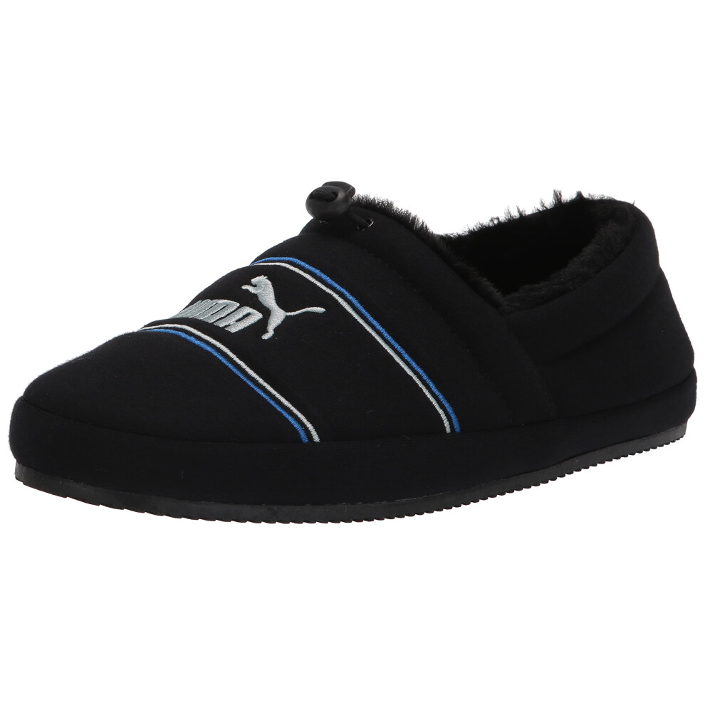 PUMA Men's Tuff Mocc Jersey Fashion Slipper Blk/Wht 8 Medium US