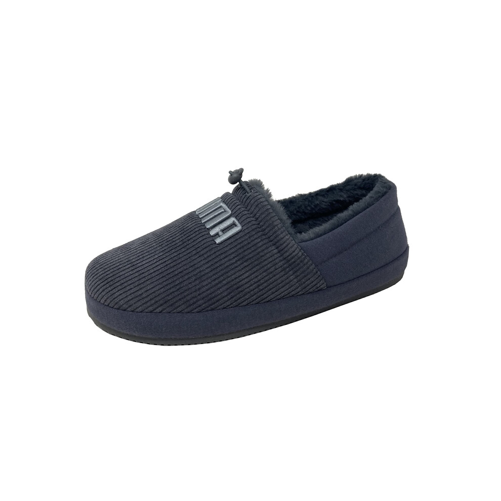 PUMA Mens Tuff Mocc Corduroy Slippers Casual - Grey - Size 8 M