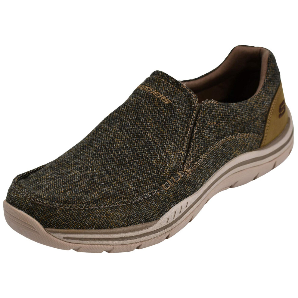 Skechers Men's Expected Avillo Relaxed-Fit Slip-On Loafer  Light Brown