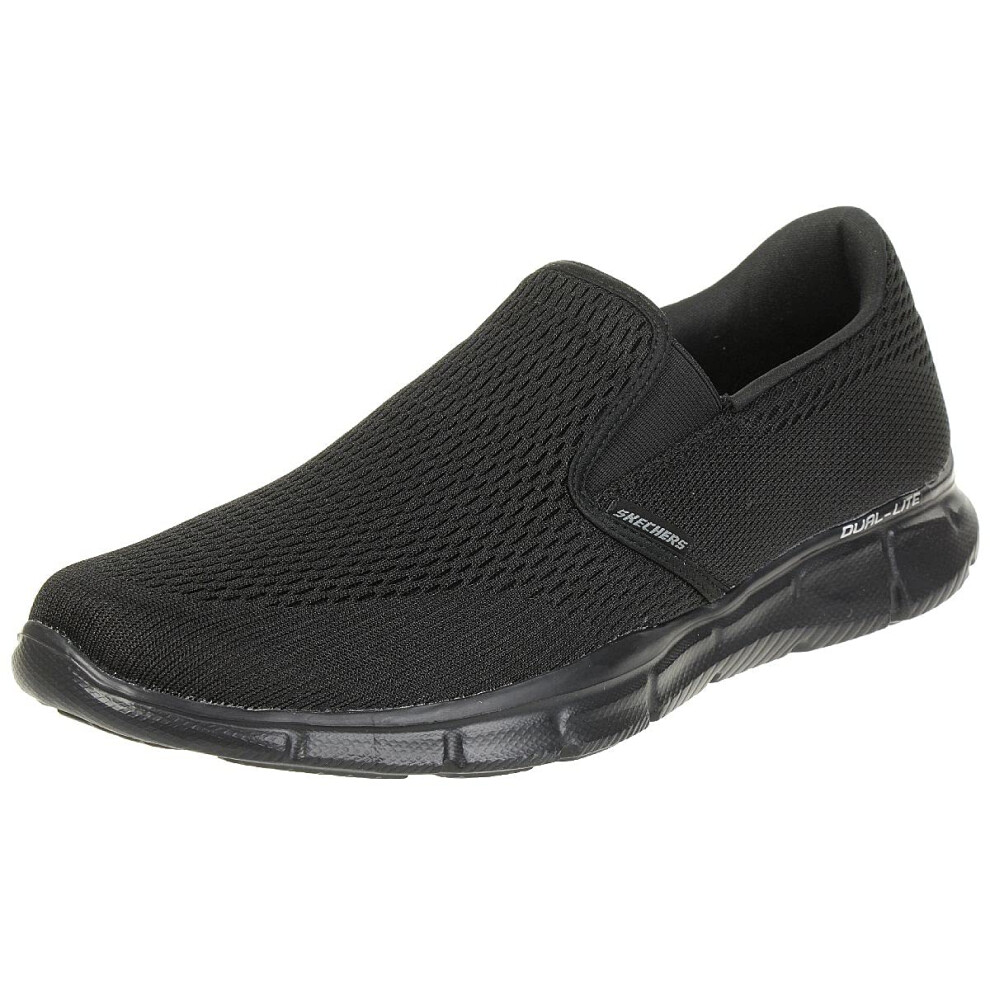 Skechers mens Equalizer Double Play Slip On Loafer  Black  9.5 Wide US