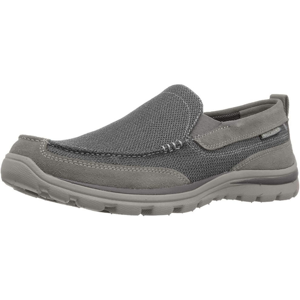 Skechers mens Superior Milford Loafer  Charcoal  9.5 US