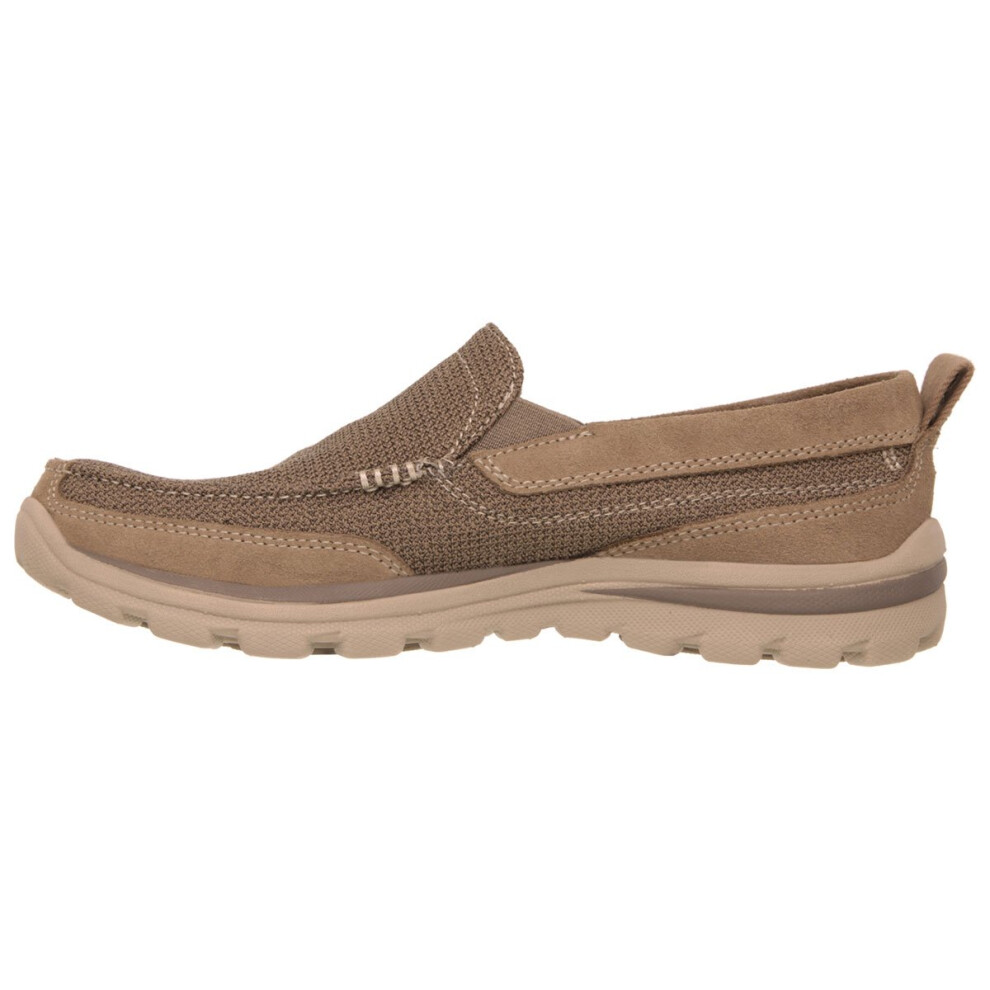 Skechers Men's Superior Milford Loafer  Light Brown  12 M US