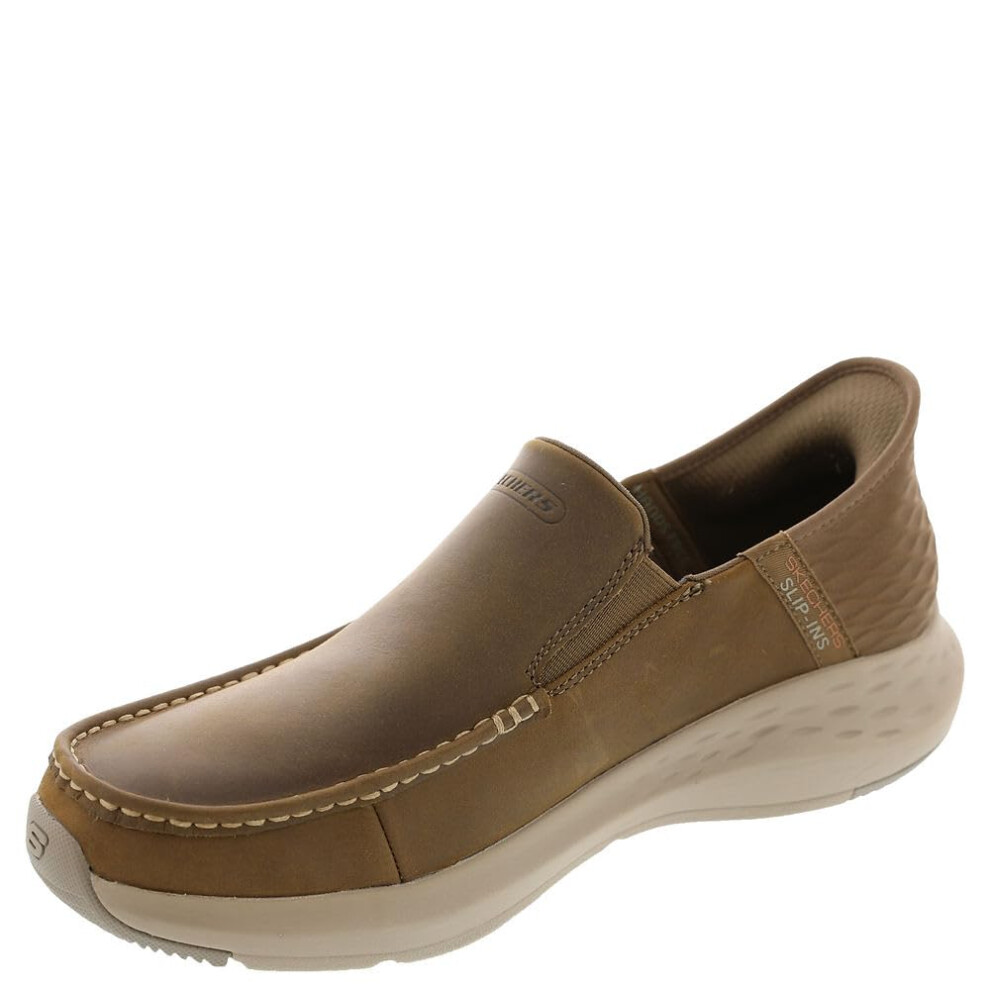 Skechers Men's Parson-Oswin Slip-in Moccasin  Desert  7.5 Wide