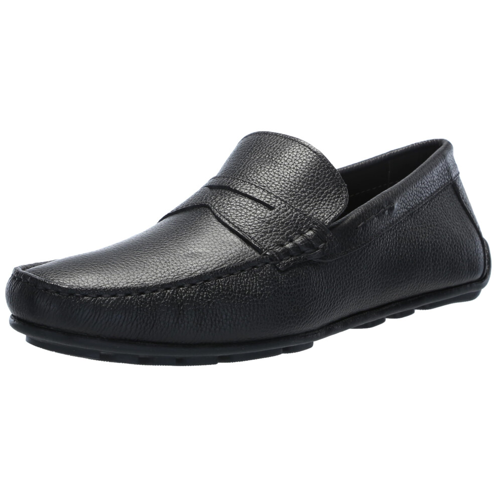 Marc Joseph New York Men's Nebraska Loafer  Black Grainy  9