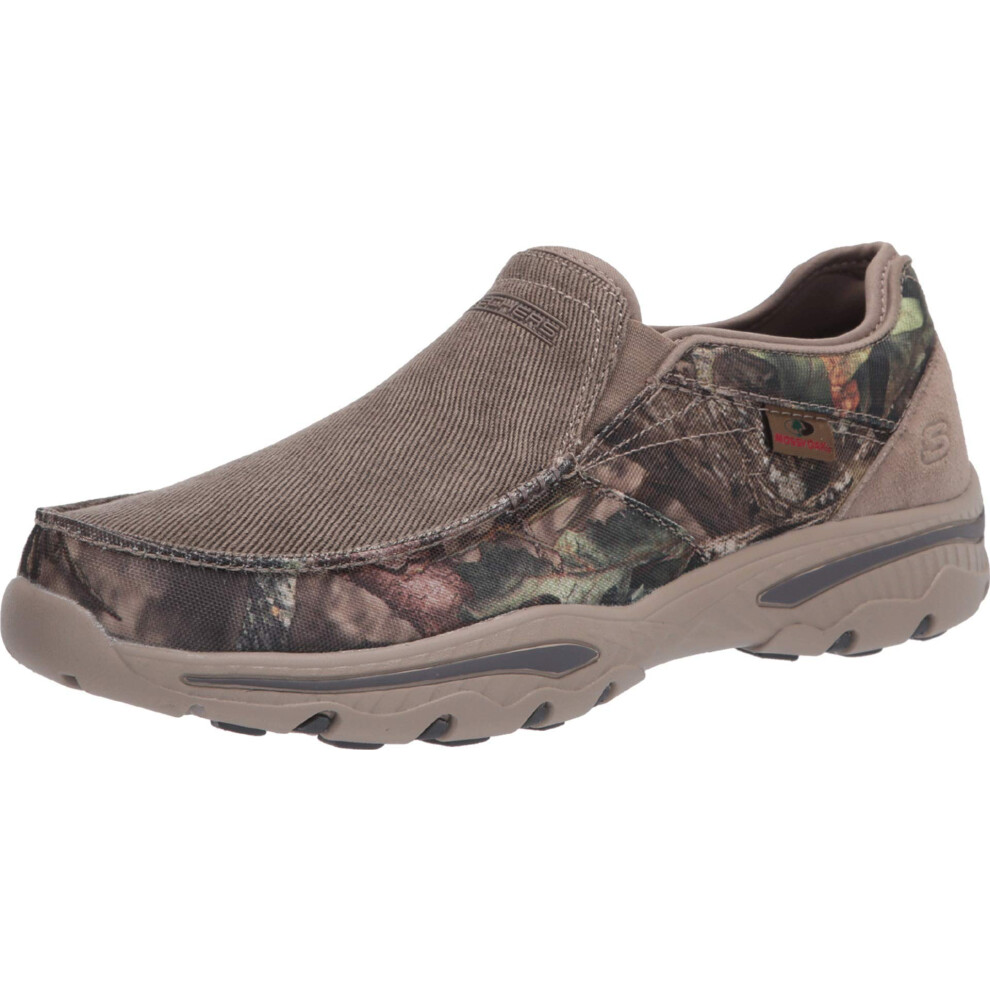 Skechers Men's Relaxed Fit-Creston-Moseco Moccasin  Camo  11.5 Medium