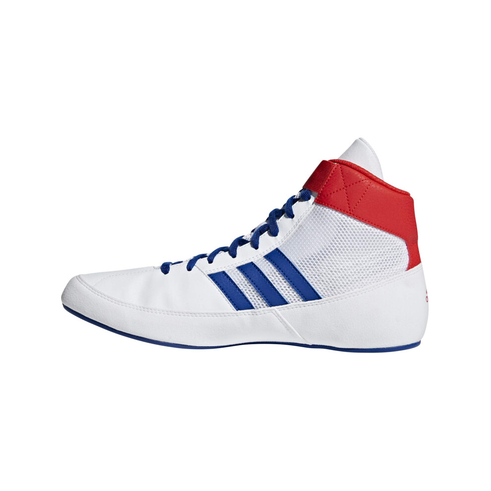 adidas mens Hvc Wrestling Shoe  White/Royal/Red  8.5 US