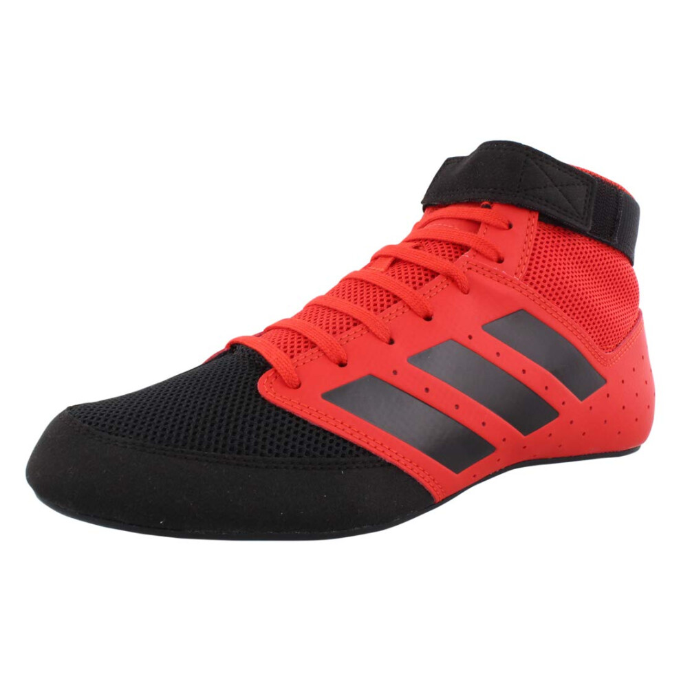 adidas Men's Mat Hog 2.0 Wrestling Shoe  Red/Black/White  12