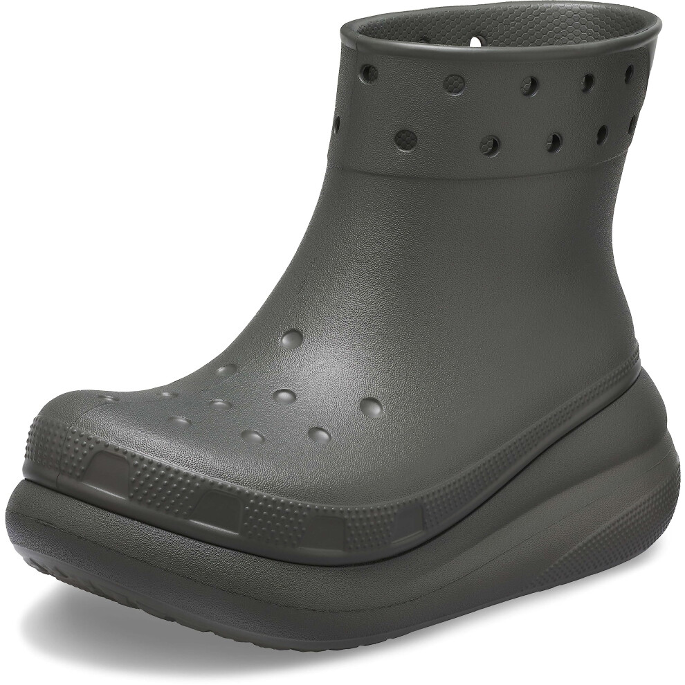 Crocs Unisex Crush Rain Boots  Dusty Olive  Numeric_4 US Men