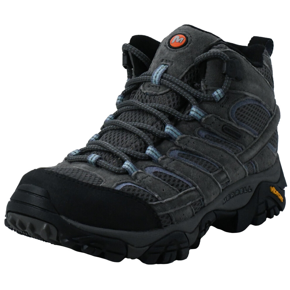 Merrell Women's Moab 2 Mid Waterproof Hiking Boot  Granite  8 M US