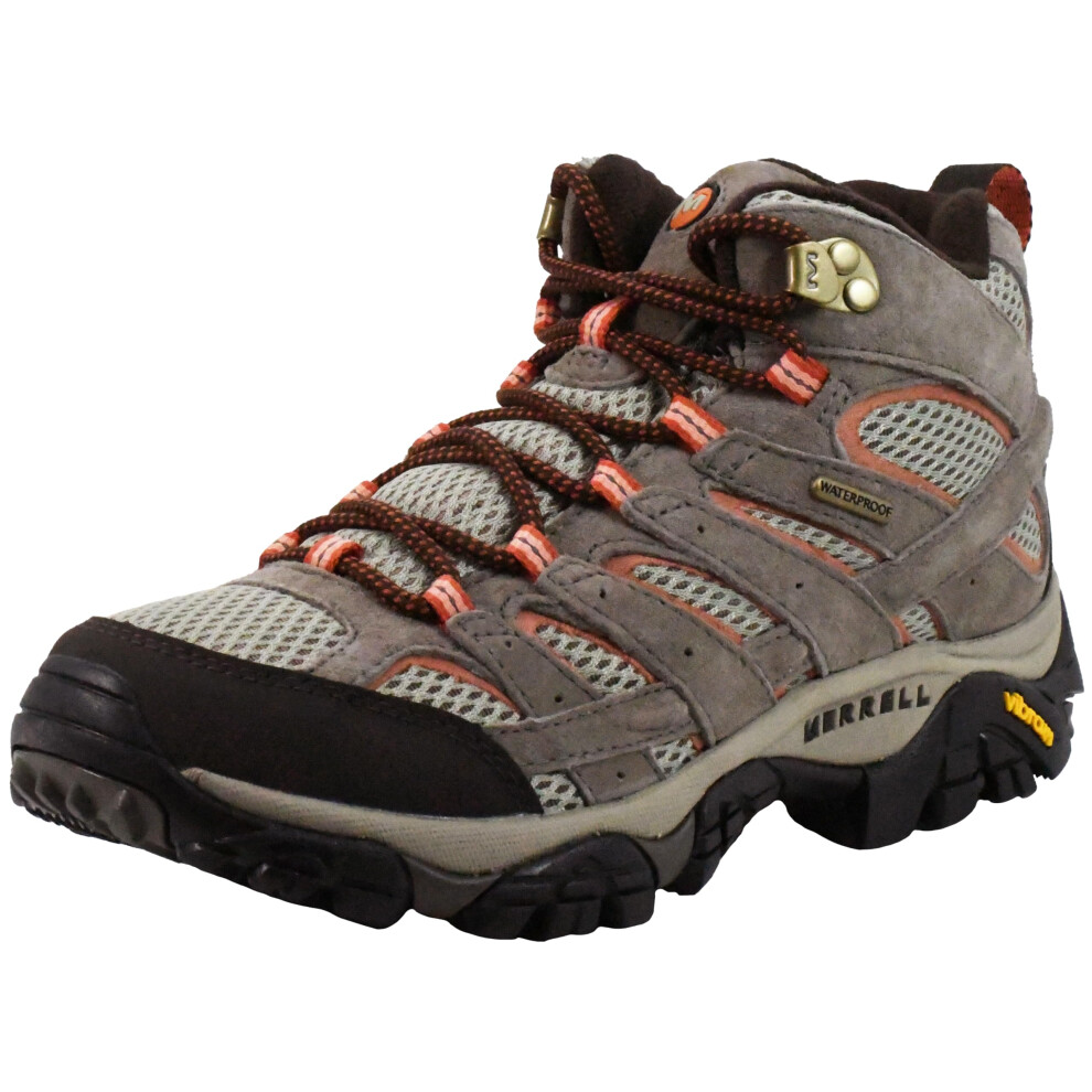 Merrell Women's Moab 2 Mid Waterproof Hiking Boot  Bungee Cord  10 W U