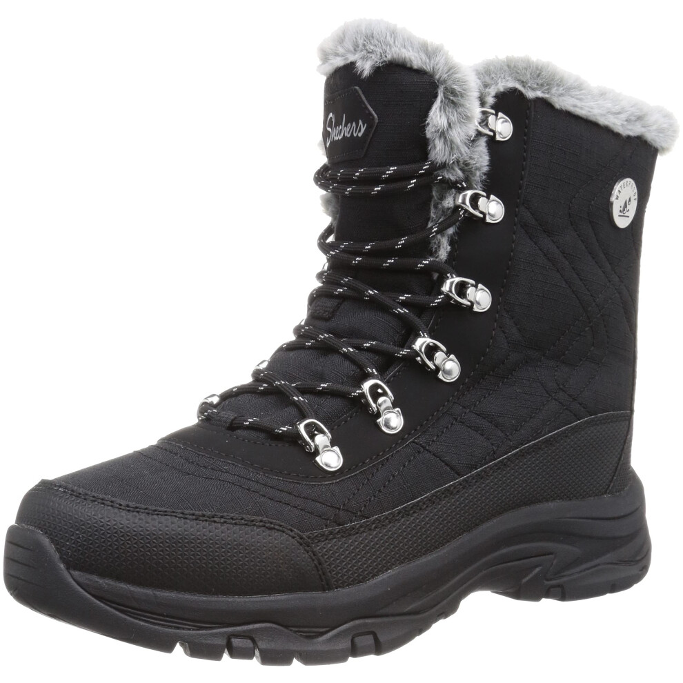 Skechers Women's Cold Weather Boot Snow  Black  9