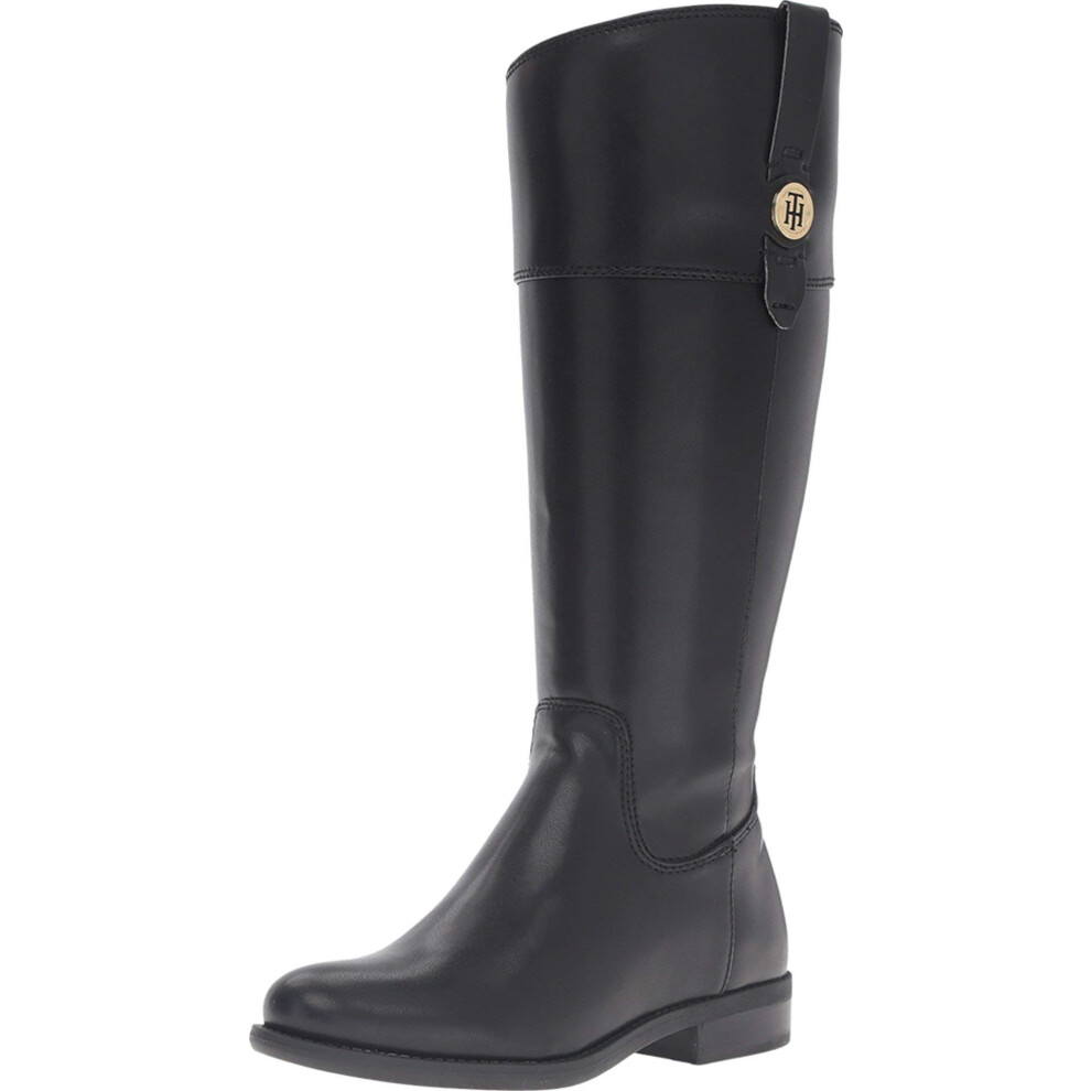 Tommy Hilfiger Women's Shano Equestrian Boot  Black  6.5