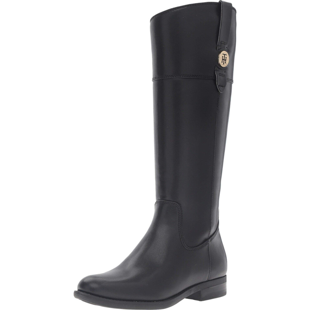 Tommy Hilfiger Women's Shano Equestrian Boot  Black  6