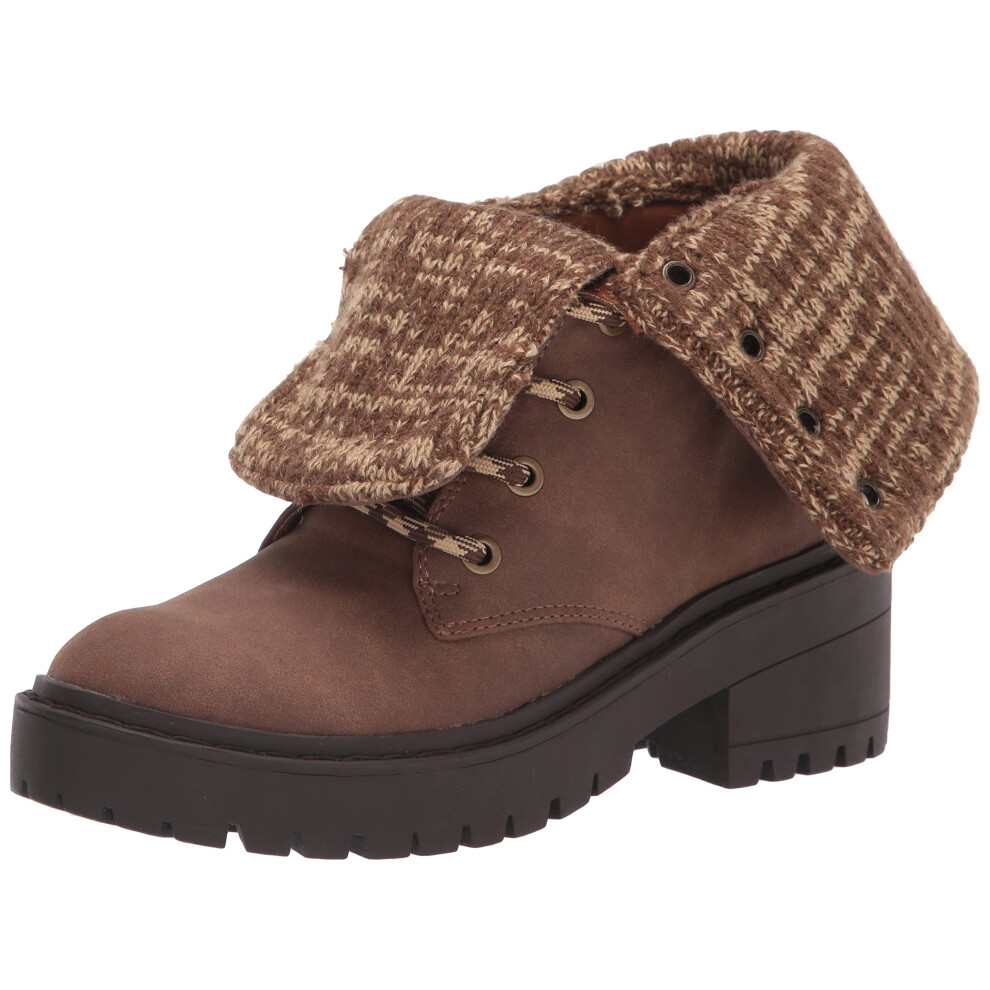 Skechers Women's Sweater Fashion Boot  Brown/Taupe  6.5