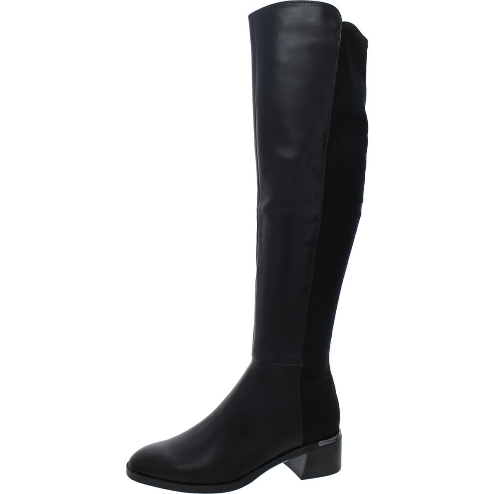 Calvin Klein Women's JOTTY Over-The-Knee Boot  Black 003  7.5