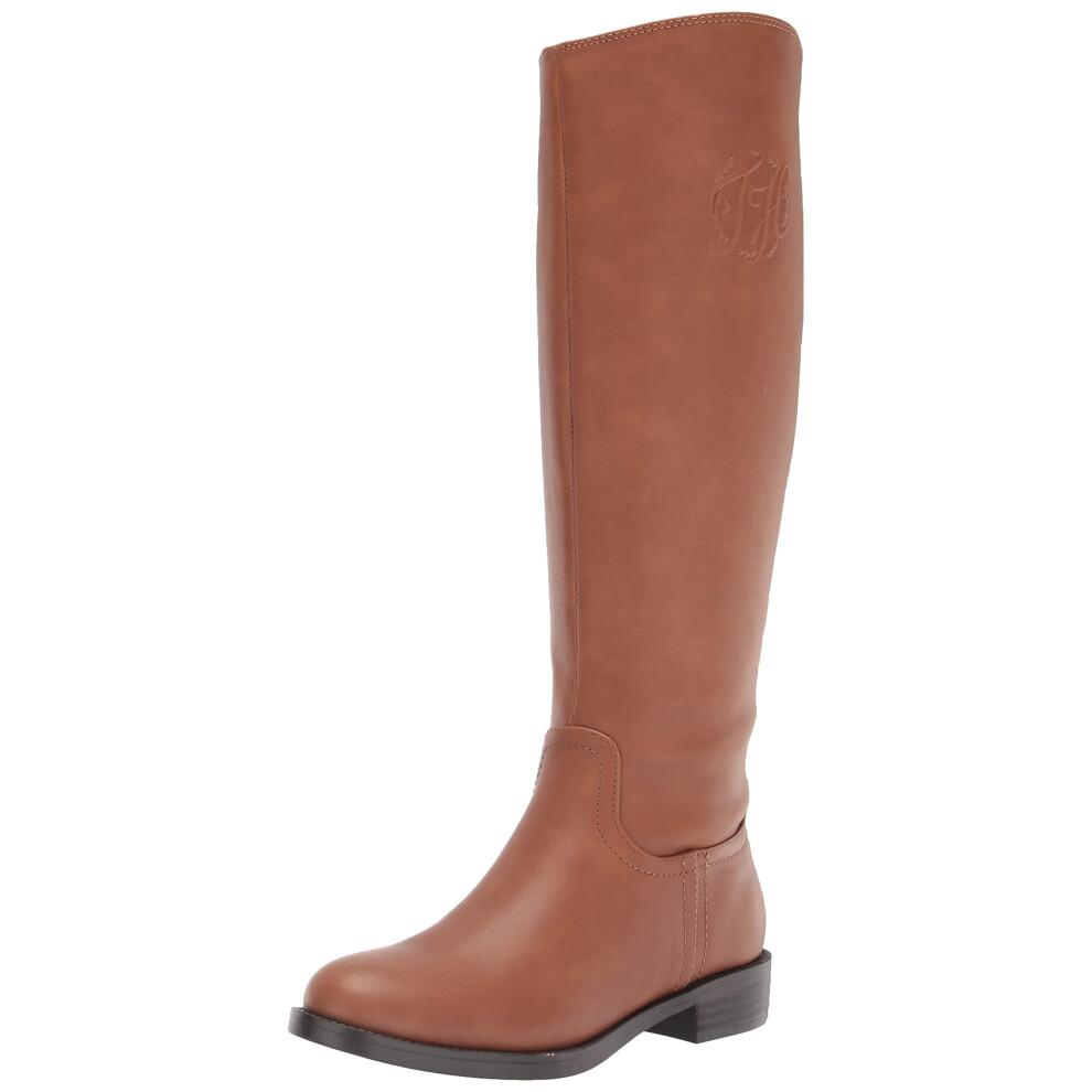 Tommy Hilfiger Women's Rydings Equestrian Boot  Medium Natural  6.5