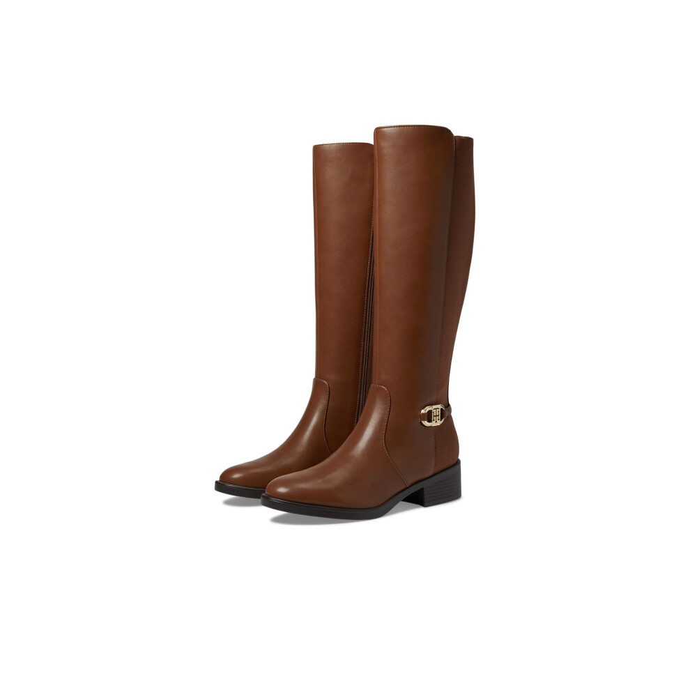 Tommy Hilfiger Women's IMIZZA Knee High Boot  Gingerbread 101  6