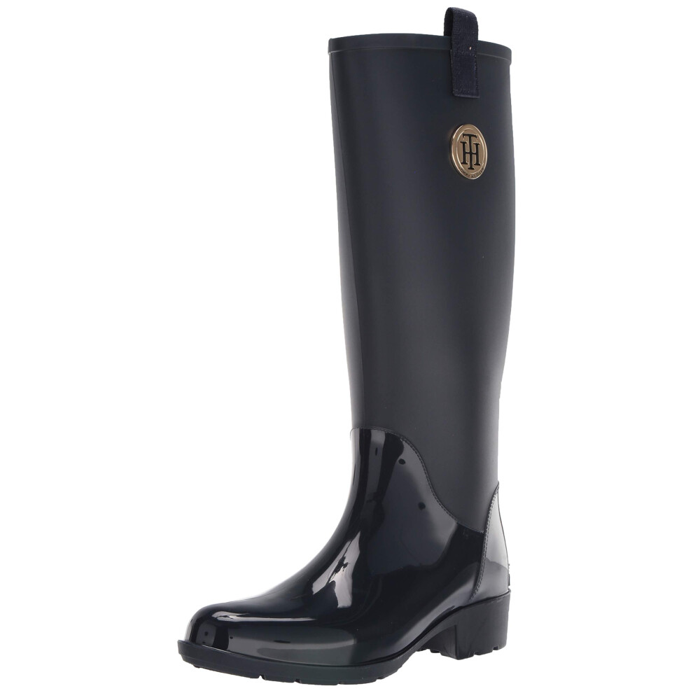 Tommy Hilfiger Women's Karissa Rain Boot  Dark Blue  6