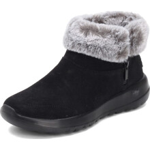 Skechers Women's Bootie Ankle Boot Black/Gray 7 Wide