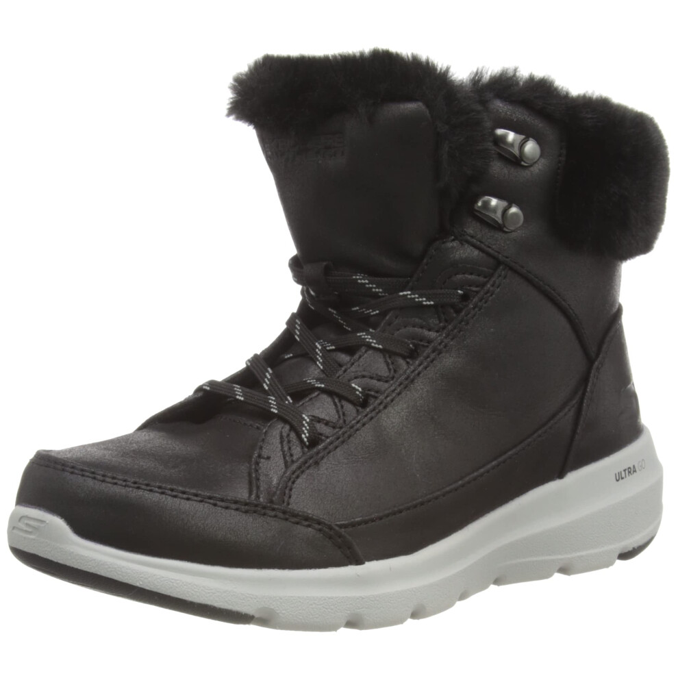 Skechers Women's Glacial Ultra-COZYLY Fashion Boot  Black  6