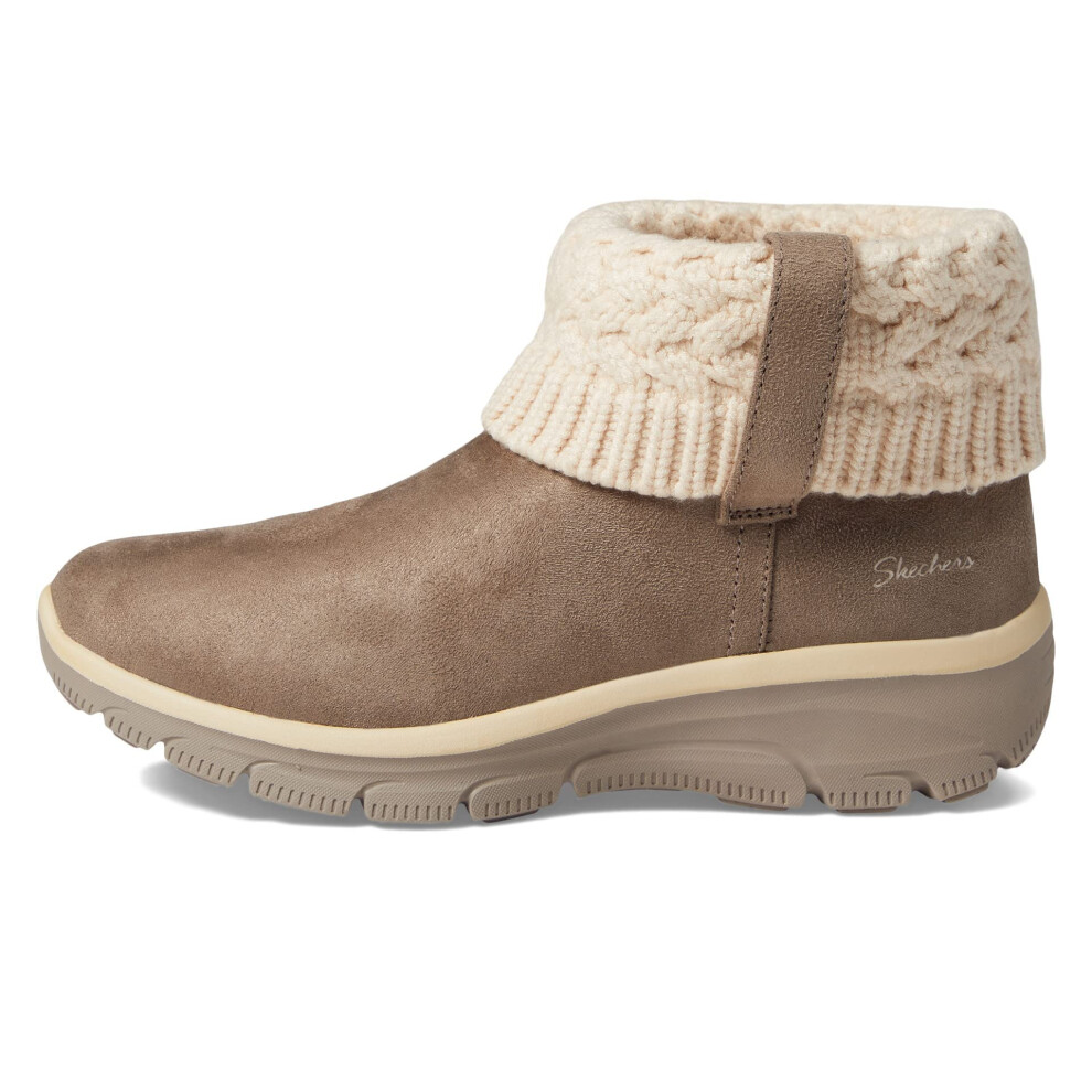 Skechers Women's Easy Going-Cozy Weather Ankle Boot  Taupe  6.5