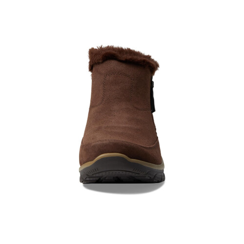 Skechers Skechers Women's Easy Going-Cool Zip Ankle Boot  Chocolate  7 1