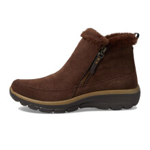 Skechers Women's Easy Going-Cool Zip Ankle Boot Chocolate 7
