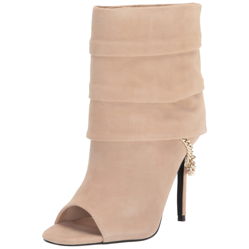 Guess Women's ADILEE Ankle Boot  Beige Suede 110  6