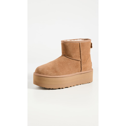 UGG UGG Women's Classic Mini Platform Boot  Chestnut  9 1
