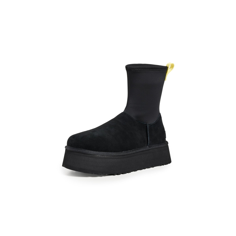 UGG174 Classic Dipper Womens Boot 6 BM US Black