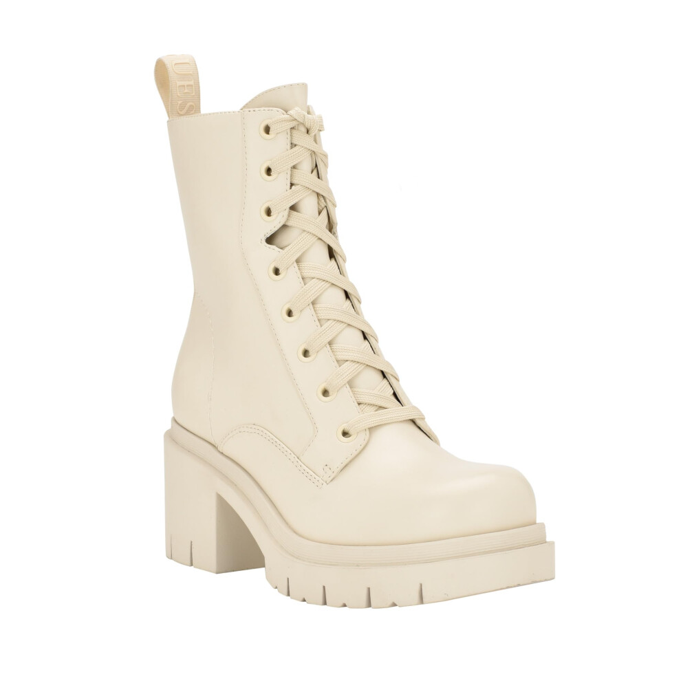 Guess Women's JUEL Ankle Boot  Chic Cream 150  7.5