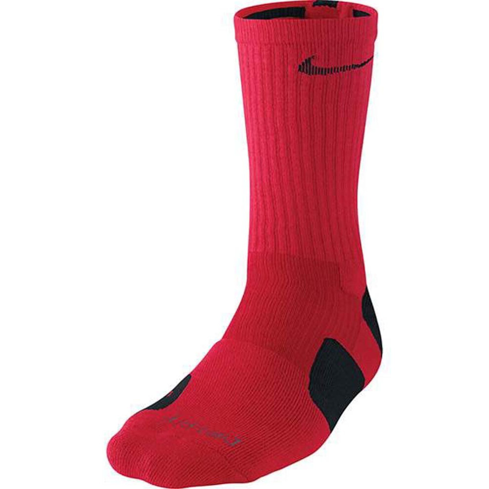 Nike Unisex Nike Elite Basketball Crew 1-Pair Pack University Red/Blac