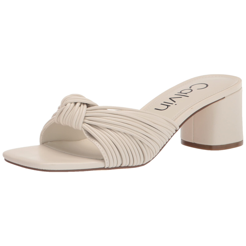 Calvin Klein Women's BEANCA Heeled Sandal  Chic Cream 150  5