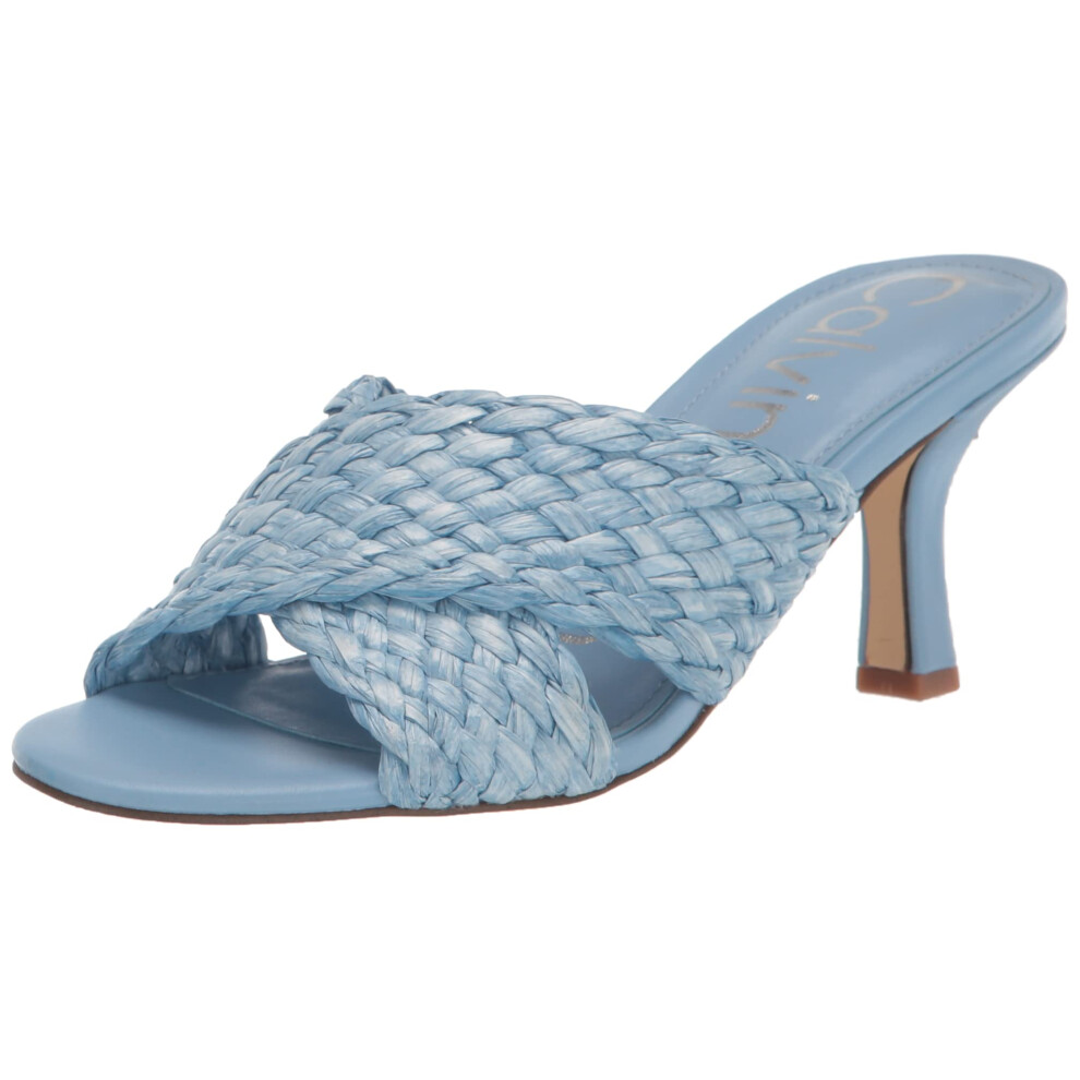 Calvin Klein Women's CHETOL Heeled Sandal  SURF Blue 420  11