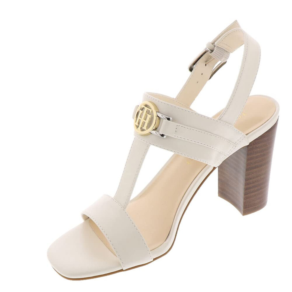 Tommy Hilfiger Women's Garza Heeled Sandal  Chic Cream 150  11