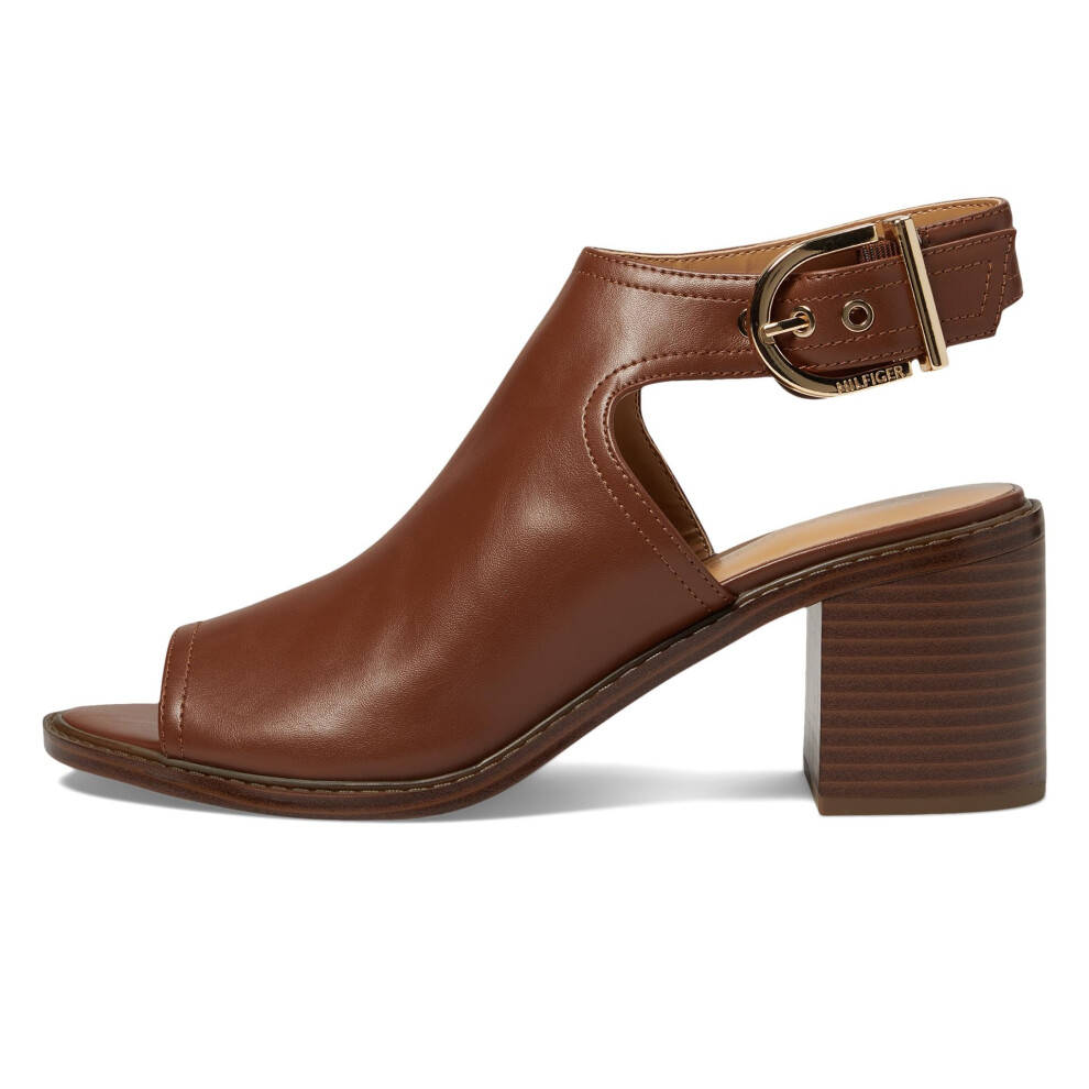 Tommy Hilfiger Women's FINEYA Heeled Sandal  Gingerbread 210  6.5