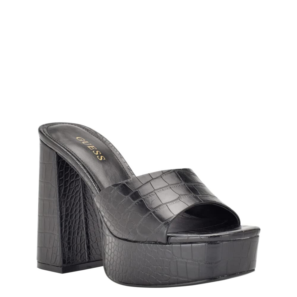 Guess Women's Jadah Heeled Sandal  Black  8