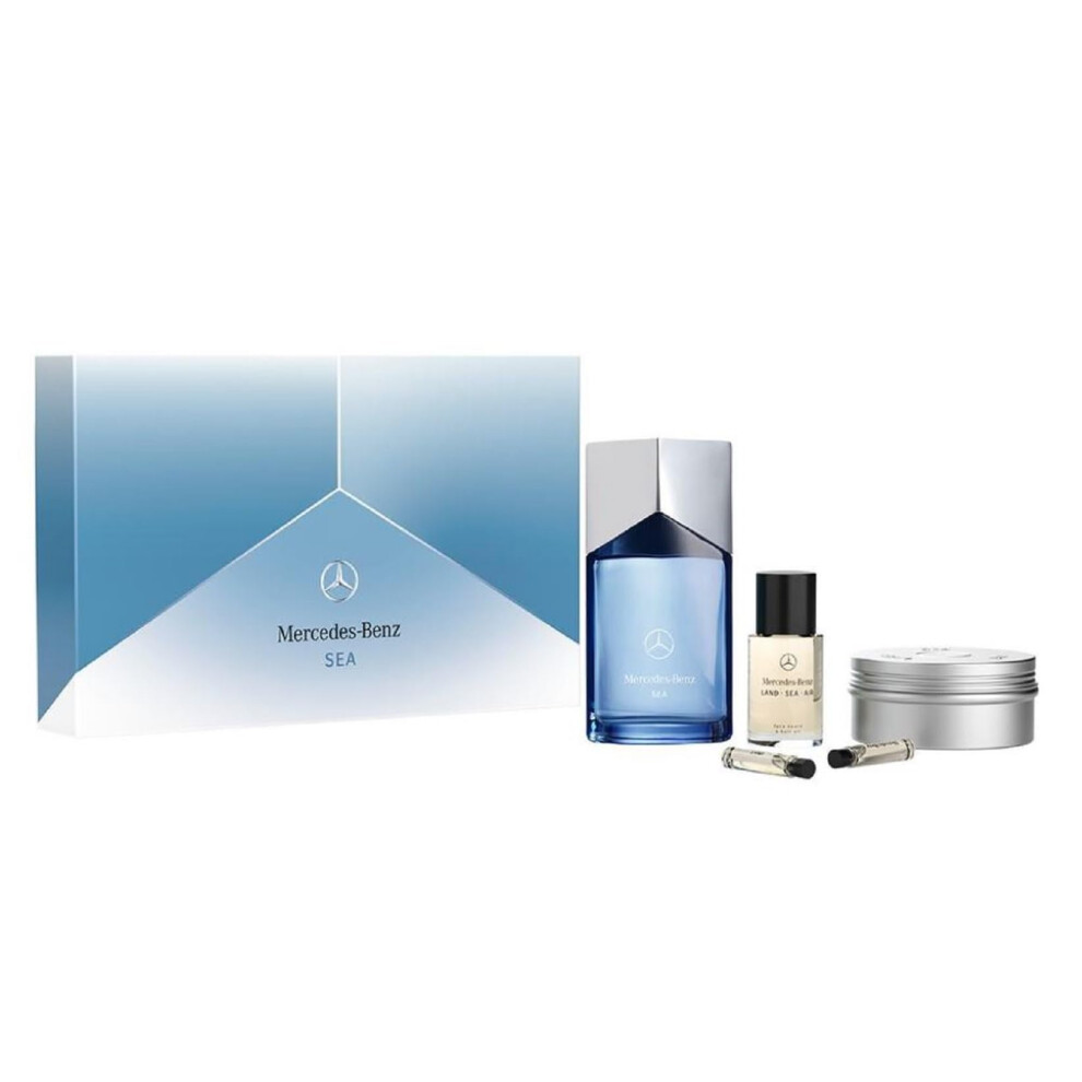 Mercedes-Benz Sea for Men - 5 Pc Gift Set 3.4oz EDP Spray  0.05oz Air