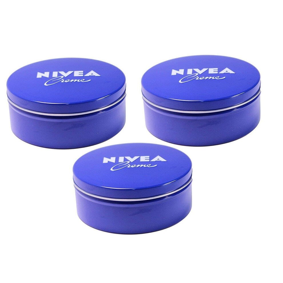 Genuine Authentic German Nivea Creme Cream  8.45 Ounces (Pack of 3)