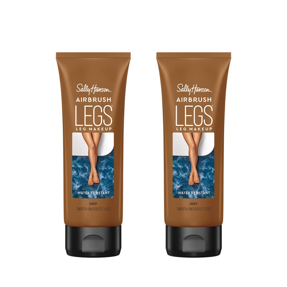 Sally Hansen Airbrush Legs  Leg Makeup Lotion  Deep 4 Oz  Pack of 2