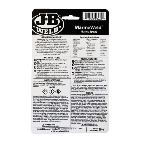 J-B Weld 8272 MarineWeld Θαλάσσιο Έποξυ - 2 oz. 2
