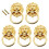 Mgoodoo 5pcs Drawer Lion Head Pull Handle Knob Dresser Cabinet Pull Ri 1