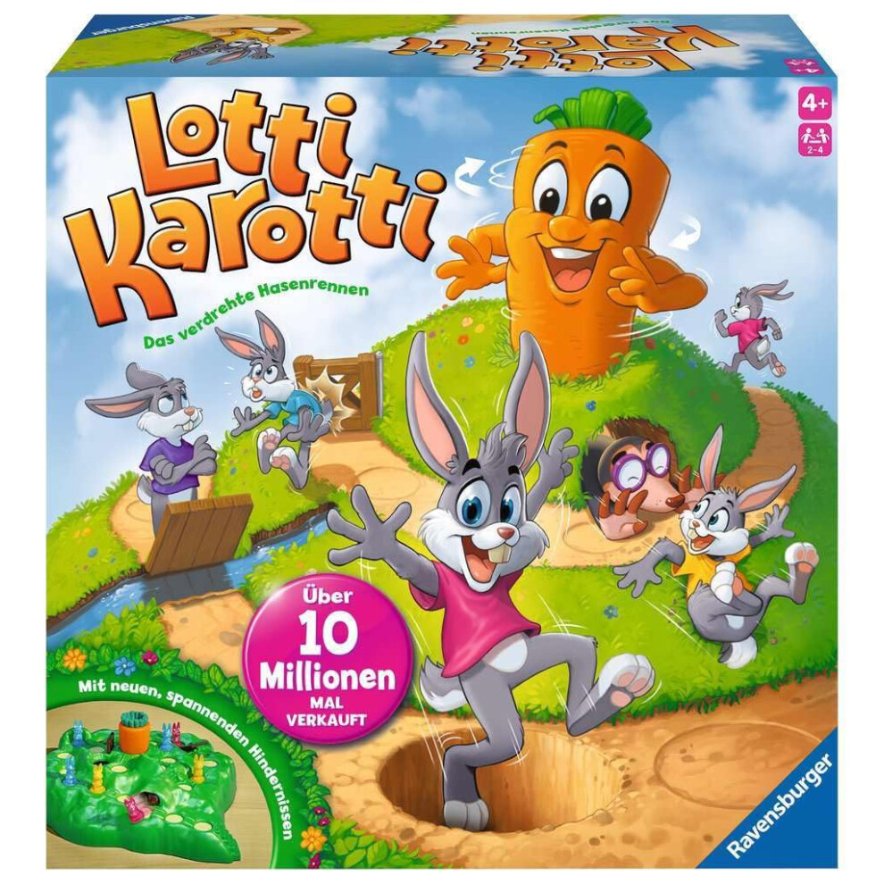 Ravensburger Children's Games Lotti Karotti 22343 Racing Game for 2 to