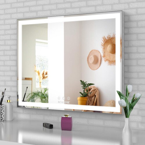 BEAUTME Vanity Mirror with Lights  Lighted Tabletop/Wall Hollywood Mak 2