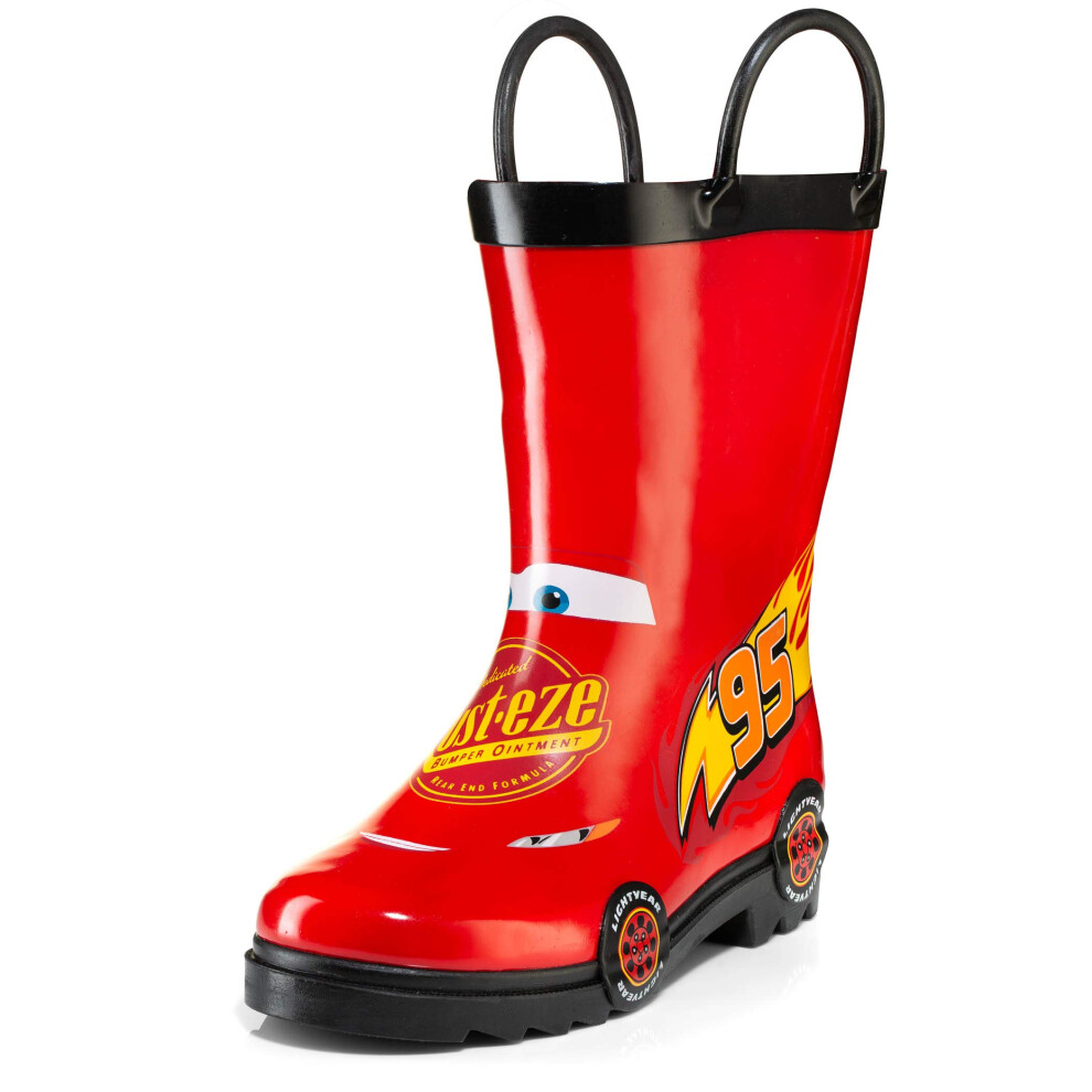 Disney Cars Kids Lightening Mcqueen Rust eze Boys Waterproof Easy-On R