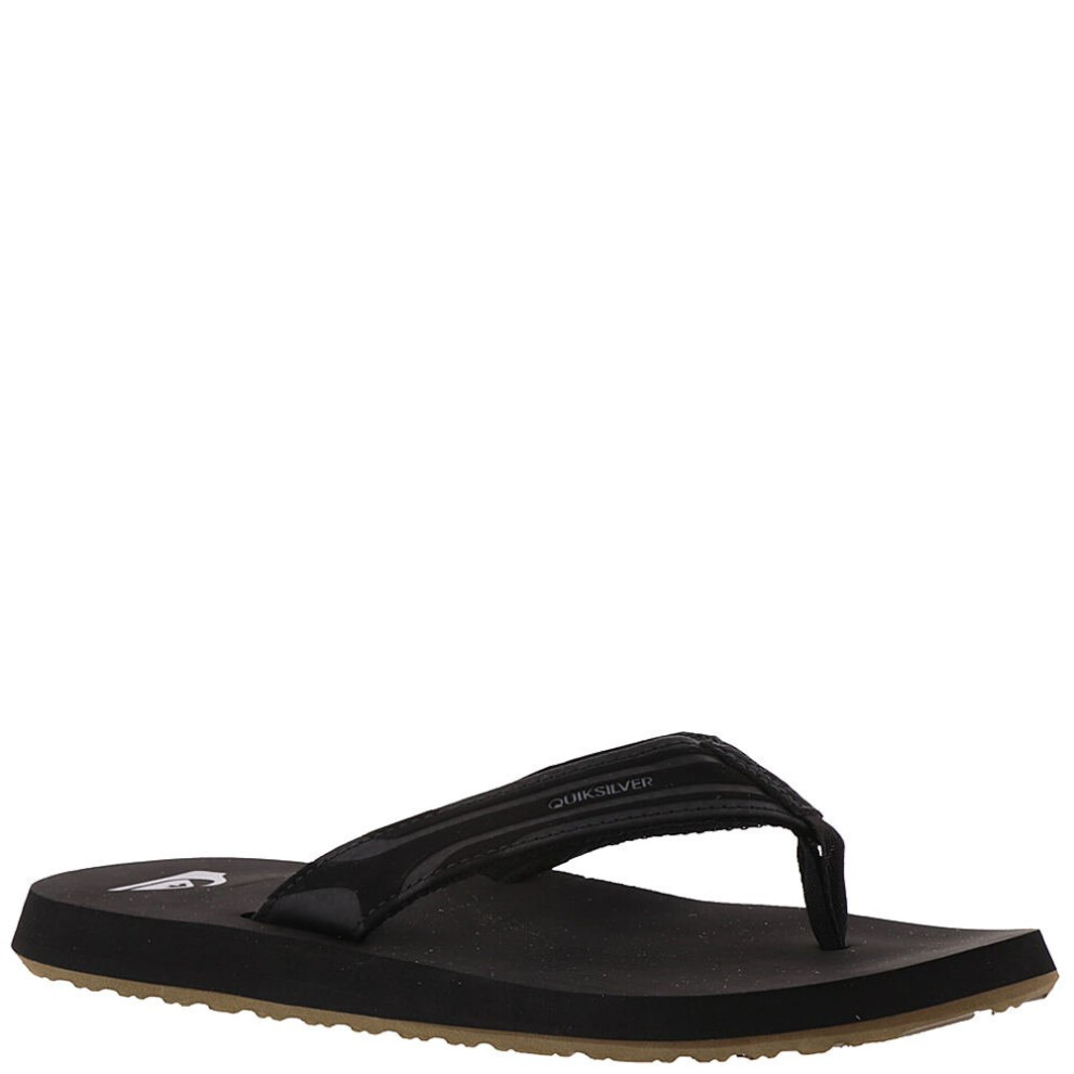 Quiksilver Unisex-Child Youth Monkey Wrench Flip Flop Sandal Big  Blac