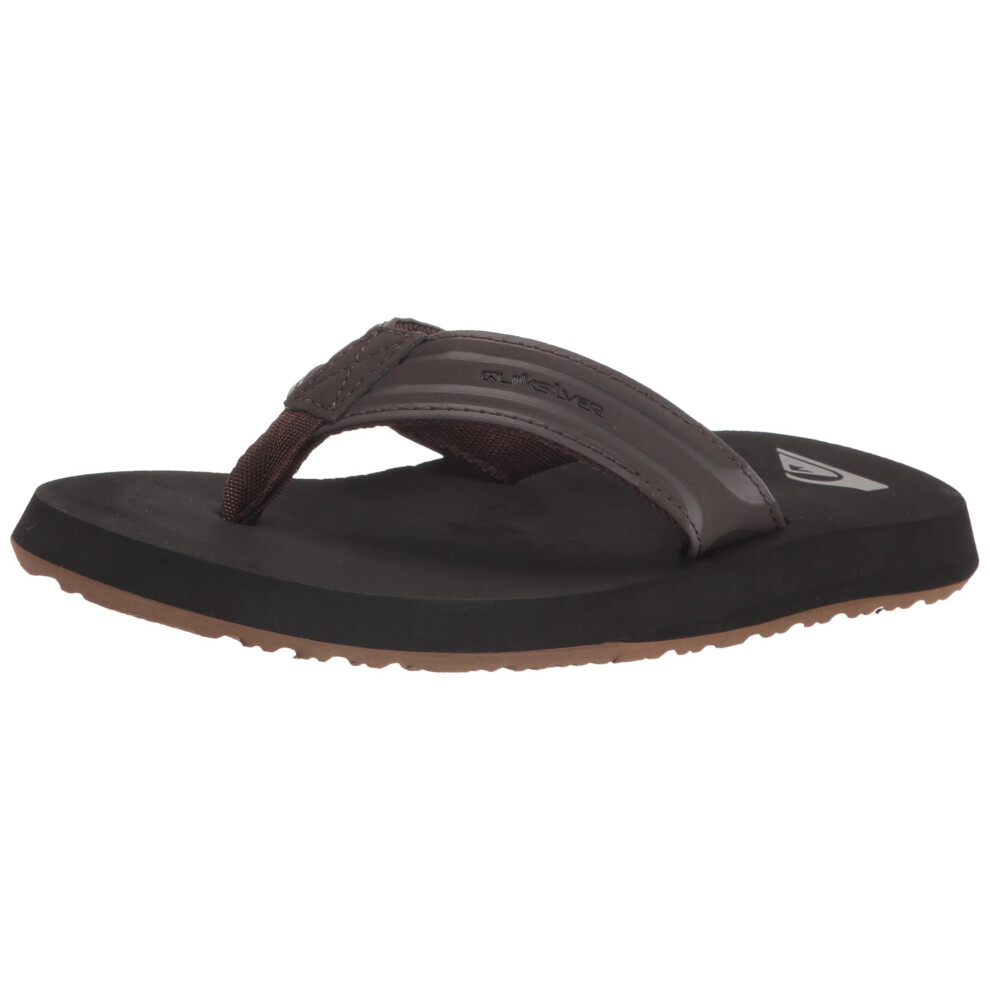 Quiksilver Boy's Youth Monkey Wrench Flip Flop Sandal (Little Big Kid)